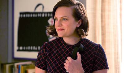 La actriz Elisabeth Moss en Mad Men.