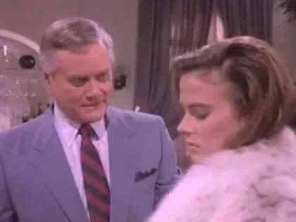 La actriz, en su papel de Laurel Ellis en la serie Dallas