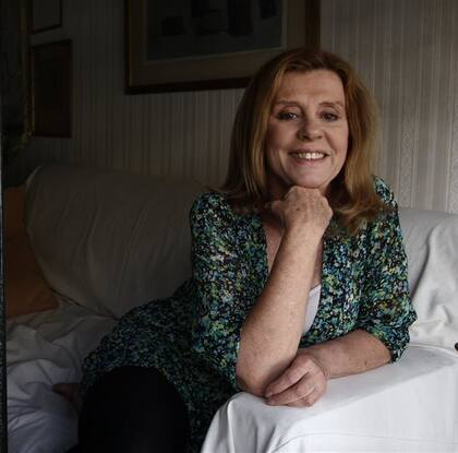 La actriz, en su última entrevista con LA NACION