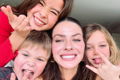 La actriz es madre de tres hijos: Rufina, Magnolia y Amancio