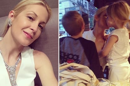 La actriz está muy triste por tener que vivir lejos de sus dos pequeños hijos