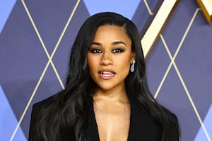 La actriz estadounidense Ariana DeBose en la alfombra roja de la película "Argylle" (Foto por HENRY NICHOLLS / AFP)