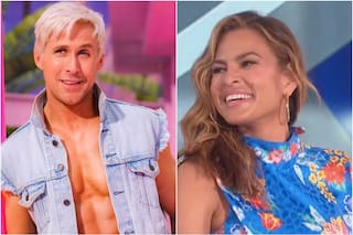 Eva Mendes mandó al frente a Ryan Gosling con un descabellado pedido que hizo en Barbie