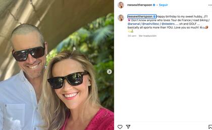 La actriz felicitó a su esposo en su cumpleaños