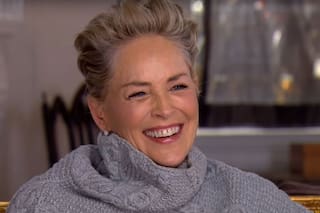 La reacción de Sharon Stone ante la pregunta de si alguna vez vivió un abuso