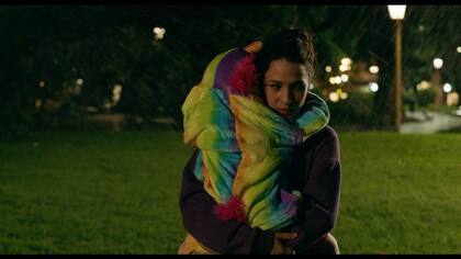 La actriz Isabel González Solá en la piel de Lina, en otra escena de la película