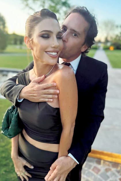 La actriz Julieta Novarro con su marido, el empresario Mariano Jinkis.