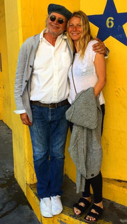 La actriz junto a Francis Mallmann, durante una de sus visitas a la Argentina