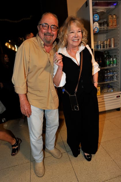 La actriz junto a su expareja, José Luis Vázquez a quién conoció durante unas vacaciones en Buzios