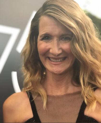 La actriz Laura Dern en la alfombra roja