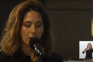 La actriz Laura Novoa estuvo a cargo de la presentación del homenaje