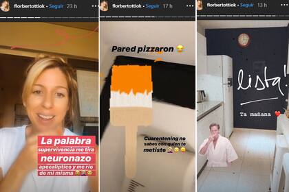 La actriz le mostró a sus seguidores qué está haciendo durante la cuarentena junto a sus hijos