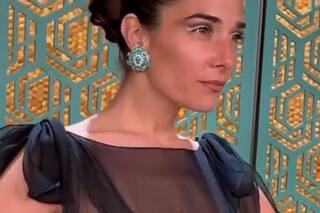 "Muy sexy". El vestido con transparencias de Juana que no pasó inadvertido
