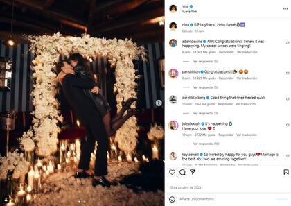 La actriz Nina Dobrev está comprometida con Shaun White