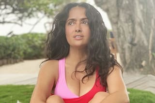 Los nervios de Salma Hayek al conocer al rapero Eminem