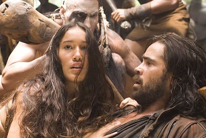 La actriz Q'orianka Kilcher, en una escena de la película El Nuevo Mundo de Terrence Malick