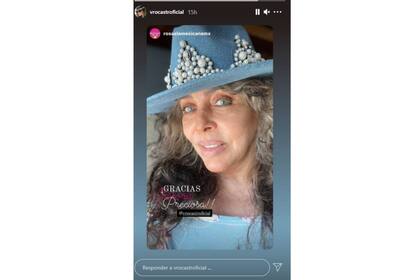 La actriz reposteó la fotografía donde se la puede ver al natural Foto: Instagram