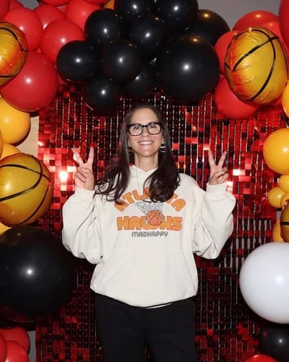 La actriz saltó a la fama en los años 80 (Foto: Instagram @atlhawks)