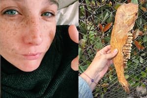 El insólito hallazgo de Juana Repetto en el patio de su casa mientras construía la pileta