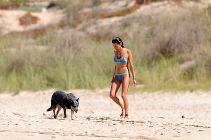 La actriz y conductora descansa antes de regresar a Buenos Aires.