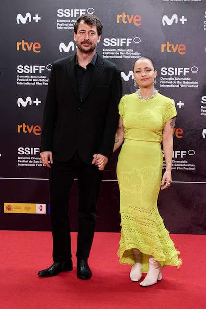 La actriz y directora estuvo acompañada por su marido, el cineasta Santiago Mitre que también estuvo involucrado en la producción de Blondi