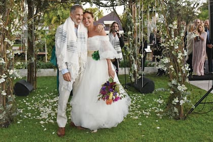 La actriz y el empresario se casaron el 26 de marzo de 2022, en el Boating Club de San Isidro