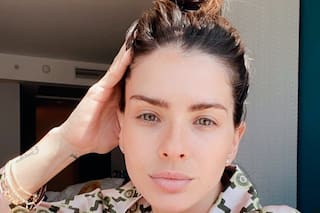 La noche de la China Suárez: sorprendió con su look informal en el after party de los Martín Fierro