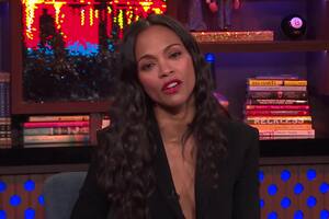 La actriz Zoe Saldana reveló que es fan del mate