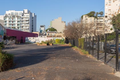 La actual playa de estacionamiento