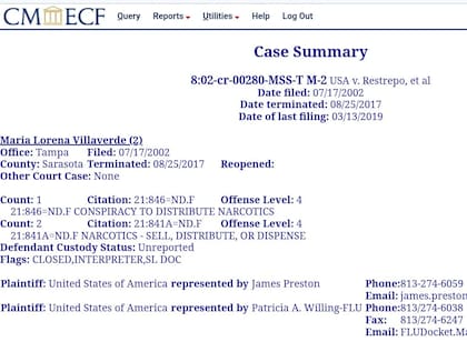 La acusación contra Villverde