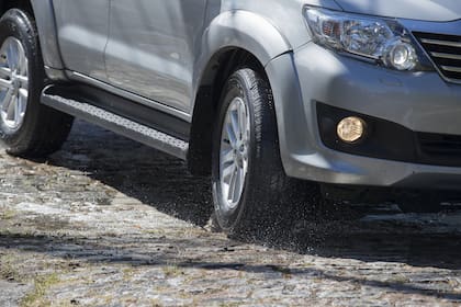 La adherencia es un factor clave en los neumáticos de las pickups y los vehículos todoterreno