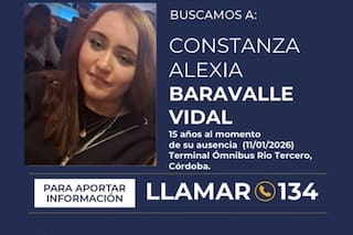 Buscan en todo el país a una adolescente desaparecida en Río Tercero