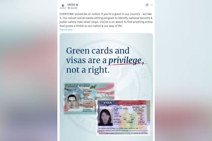 La advertencia del gobierno de EE.UU. a los migrantes con green card