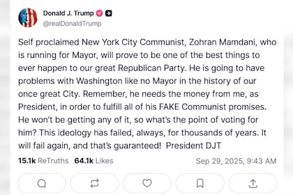 La advertencia del presidente sobre las elecciones en Nueva York