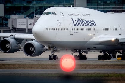 El Boeing 747 de Lufthansa.