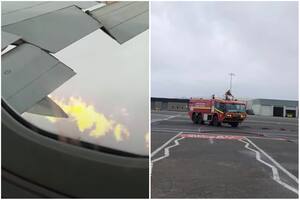 Se incendió el ala de un avión que iba de Edimburgo a NYC y tuvo que aterrizar de emergencia