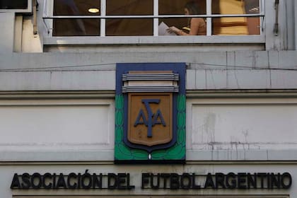 La sede de la AFA, en la calle Viamonte