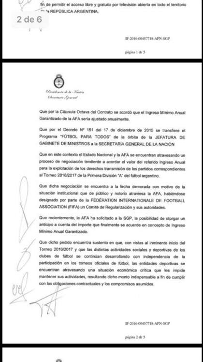 La AFA y la TV de los partidos, en días decisivos