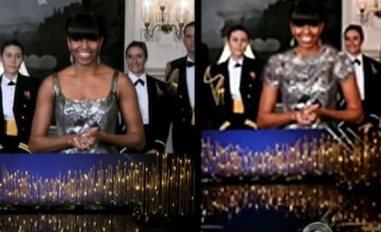 La agencia de noticias iraní Fars retocó la imagen de Michelle Obama para que su vestido se viera adecuado a las reglas del país