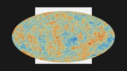La Agencia Espacial Europea compartió esta imagen del fondo cósmico de microondas, capturada por su satélite Planc