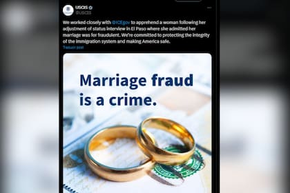 La agencia federal detalló el operativo en el que detuvieron a una mujer en Texas por fraude en su solicitud