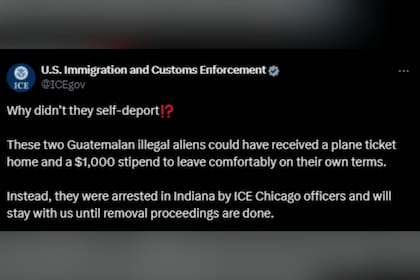 La agencia federal recordó la iniciativa promovida por Trump sobre la autodeportación