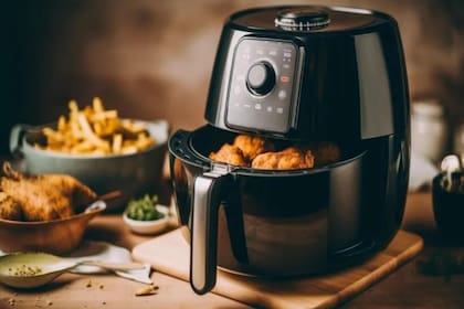 La air fryer permite cocinar sin usar aceite