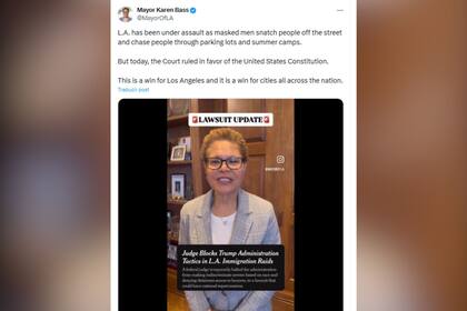 La alcaldesa celebró el triunfo en la corte para los migrantes de la ciudad