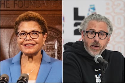 La alcaldesa de Los Ángeles, Karen Bass, dijo el lunes que Casey Wasserman debería dimitir como presidente del comité organizador de los Juegos Olímpicos de 2028