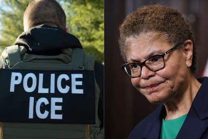 La alcaldesa de Los Ángeles, Karen Bass, se lanzó en contra de las políticas migratorias de Trump y el ICE