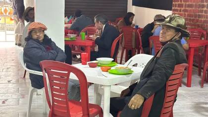 La alcaldía de Chapinero tiene intención de ampliar este comedor comunitario debido a la alta demanda. Foto: José Carlos Cueto / BBC News Mundo