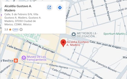 La alcaldía de la Ciudad de México donde estaba domiciliado el atacante