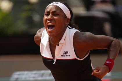 La alegría de Coco Gauff tras acceder a las semifinales del Masters 1000 de Roma 2025