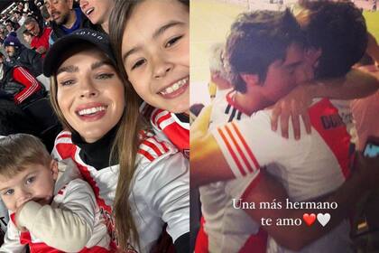 La alegría de la China Suárez y la emoción de Nico Vázquez por el campeonato de River